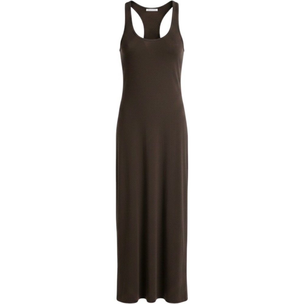 James Perse Standard Racerback Maxi Dress Gray Size 4 Made in USA